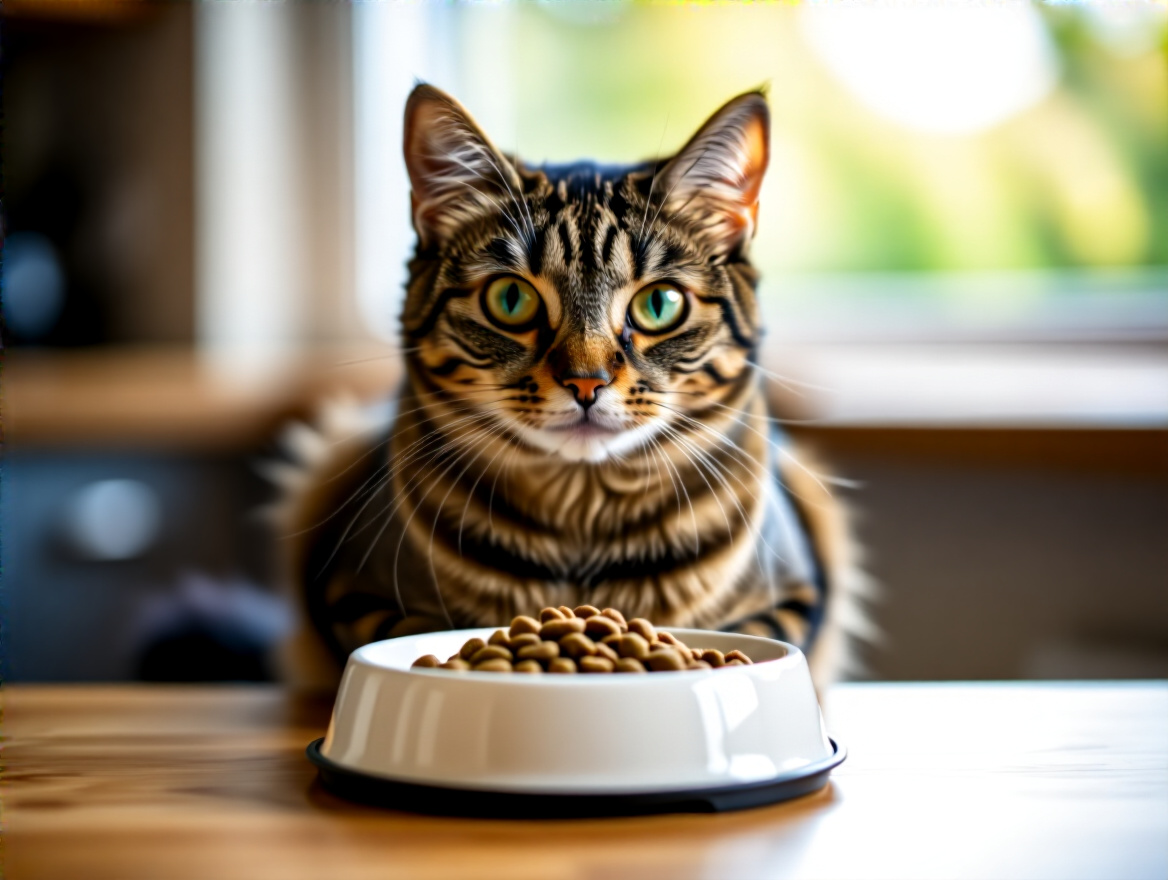 Alimentação balanceada para gatos adultos