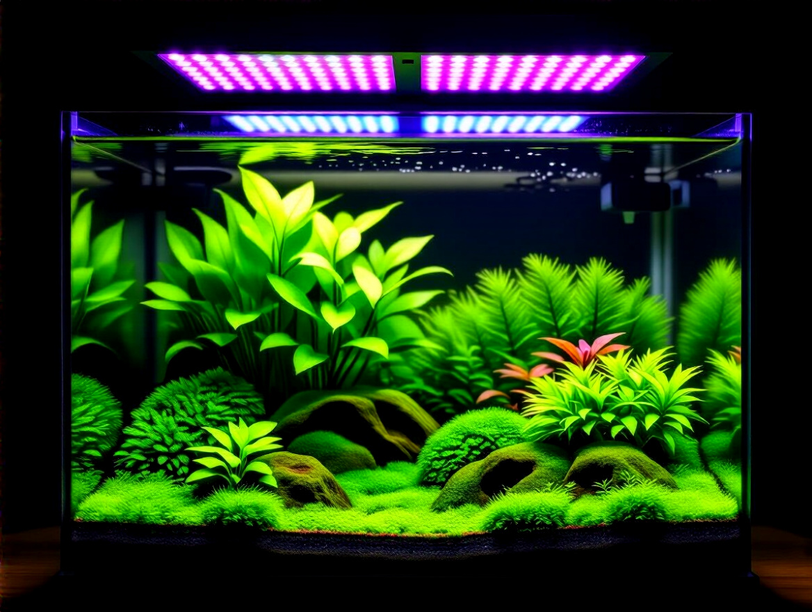 Iluminação adequada para aquários plantados
