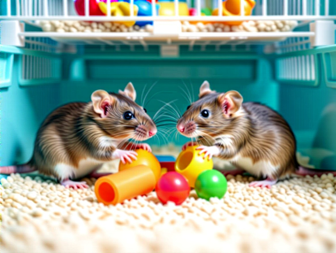 Enriquecimento ambiental para ratos domésticos
