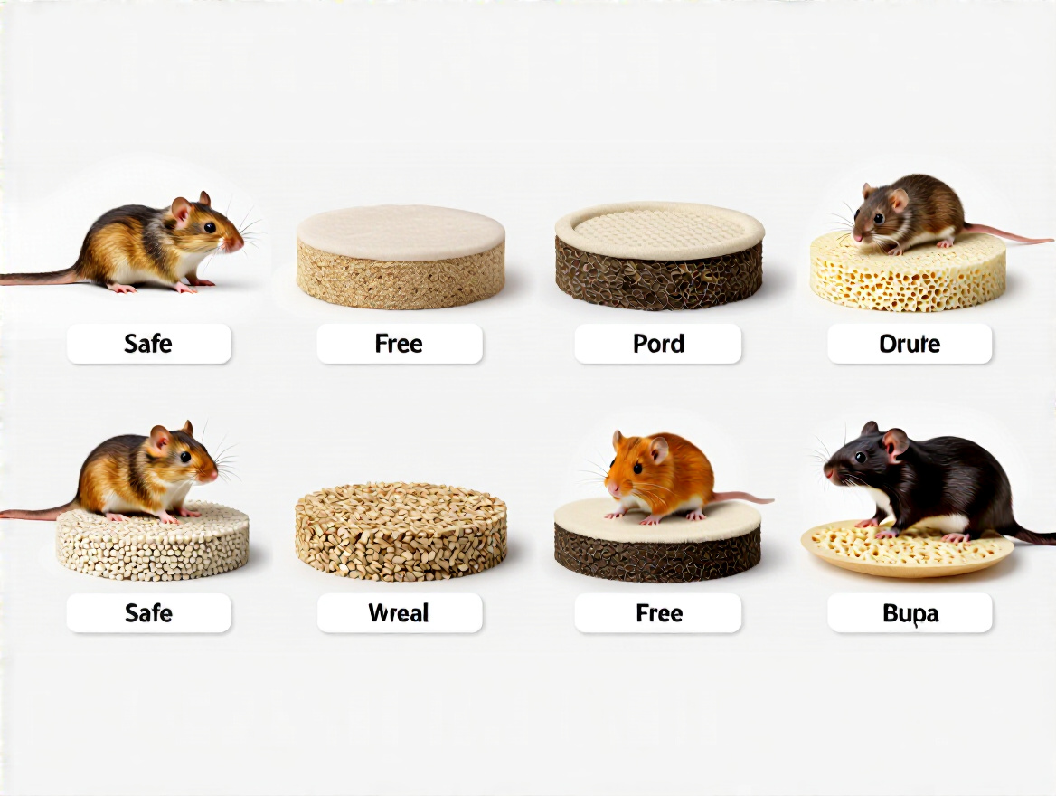 Escolha de substrato para roedores