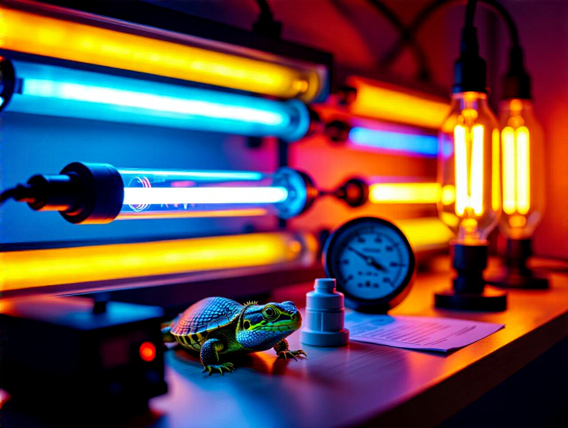 Iluminação UVB para répteis